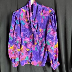 Vintage 80’s Blouse - Very Golden Girls Blanche-Coded
